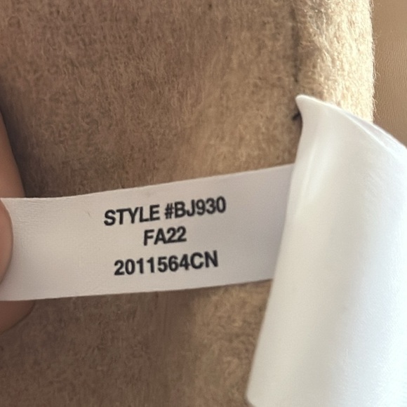 J Crew Leighton Blazer Double Faced Wool Cream Sand One Button Size 2 #BJ930 - Picture 13 of 13